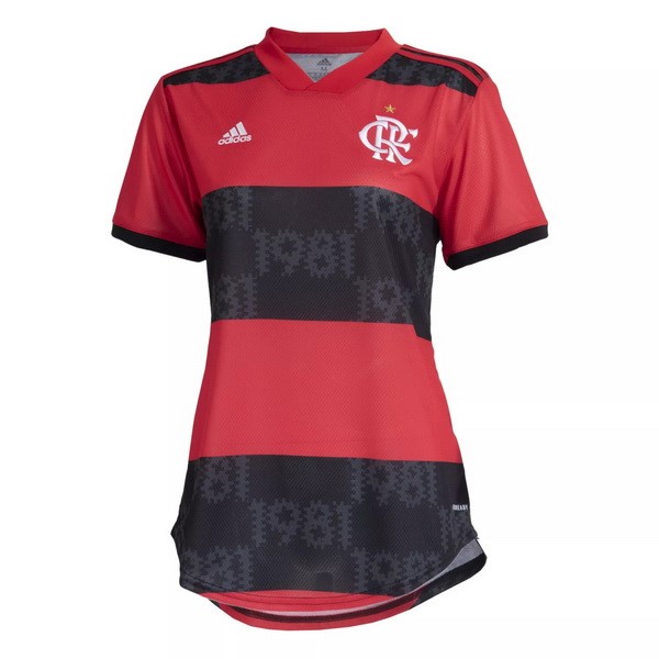 Maillot Football Flamengo Domicile Femme 2021-22 Rouge Noir